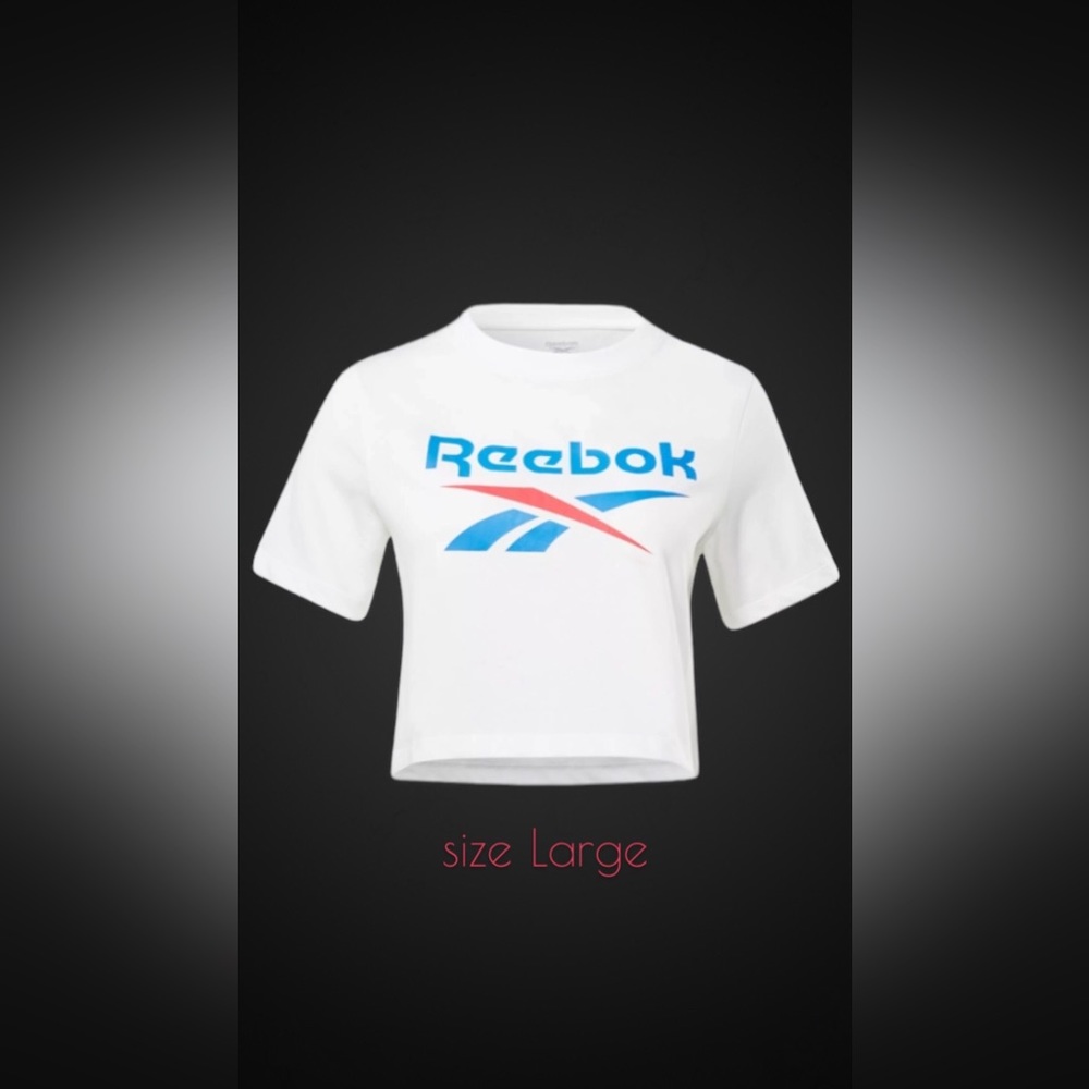 🆕 - REEBOK Women’s Crop Tee, Size Large